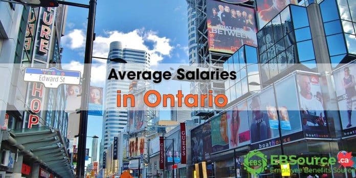 Average Salaries in Ontario