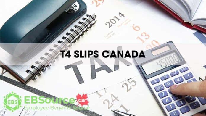 T4 slips Canada