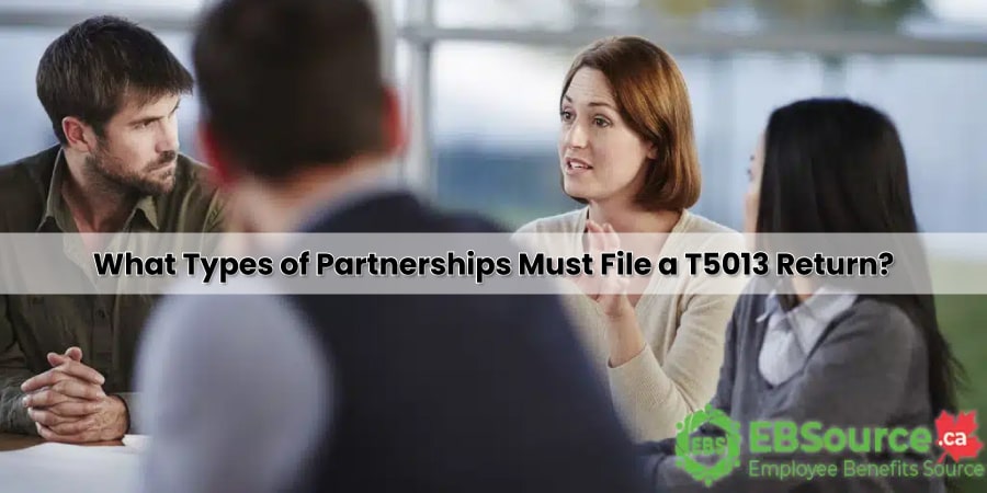 Make sure to include your T5013 Slip when filing taxes in Canada