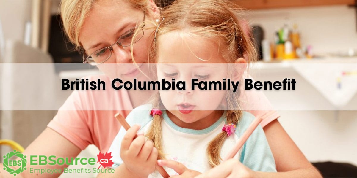 The British Columbia Family Benefit helps support low and moderate income families
