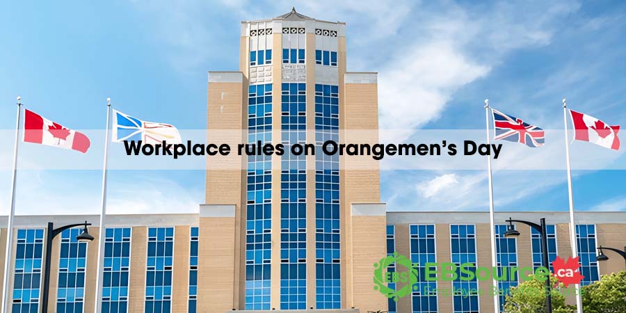 is orangemen's day a stat holiday in canada